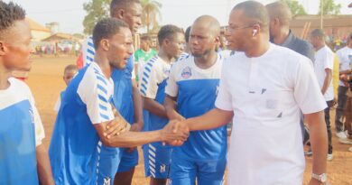 Football : Monsieur Souleymane Sy Savané a présidé la finale du tournoi de football Mohamed Kourouma