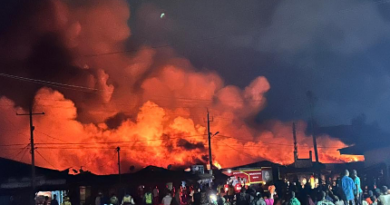 Nzérékoré : le grand marché frappé par un incendie